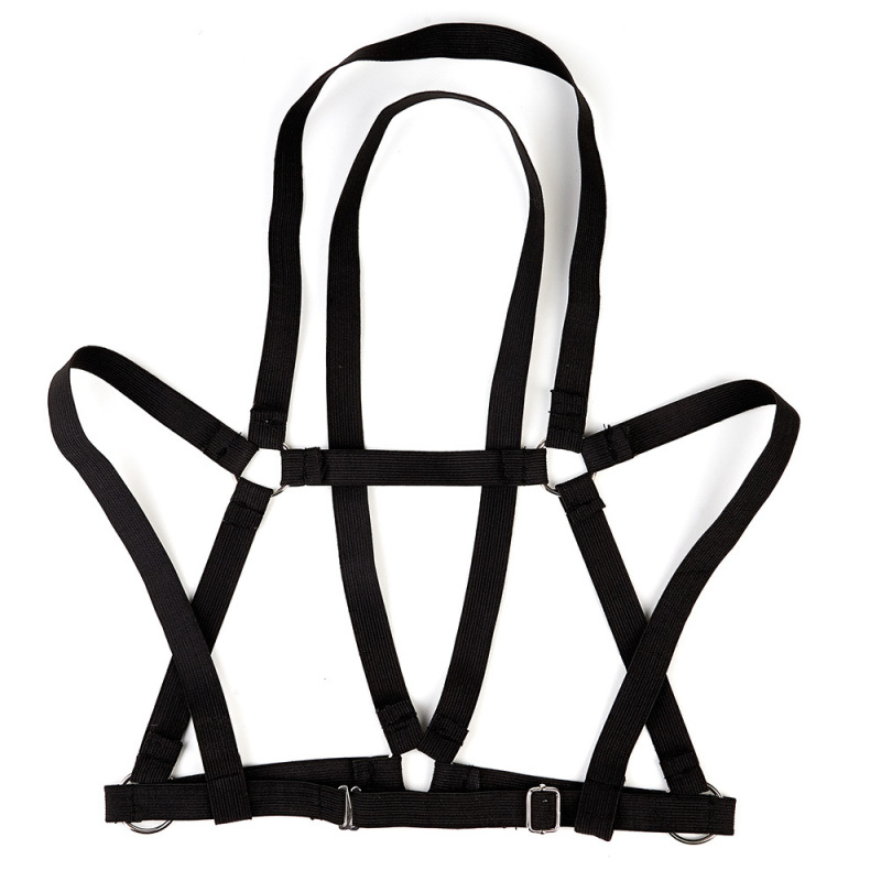 MF242--New fun Bondage Strap nylon elastic backless sm Fun Bondage jacket