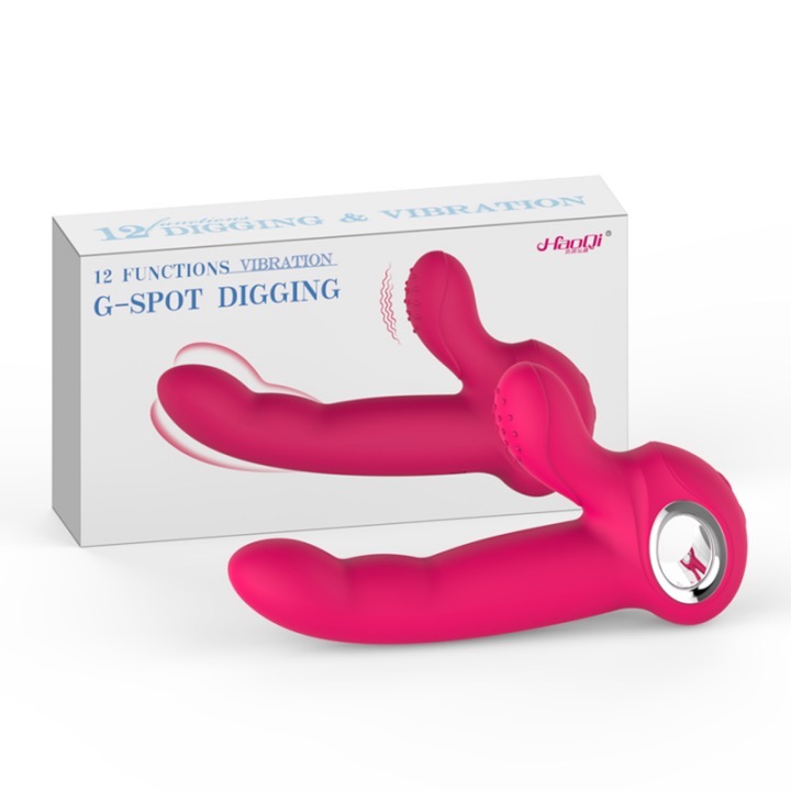 MY-2083--New 12-frequency stick Female finger penis vibratory massage stick