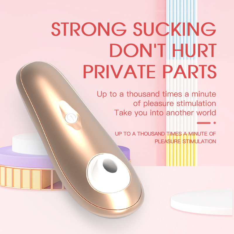 MY-2705--Female silicone 7 frequency sucking honey bean tease suction sex masturbation massage stick battery