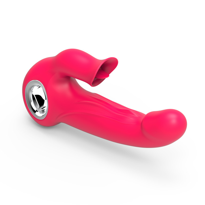 MY-2902--Sticky stick female masturbation sex toy tongue licking massager vibrator