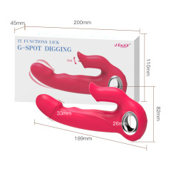 MY-2902--Sticky stick female masturbation sex toy tongue licking massager vibrator
