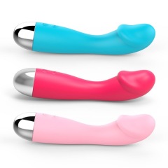 MY-2120--Silicone rechargeable vibrator Female multi-frequency vibrator massage stick