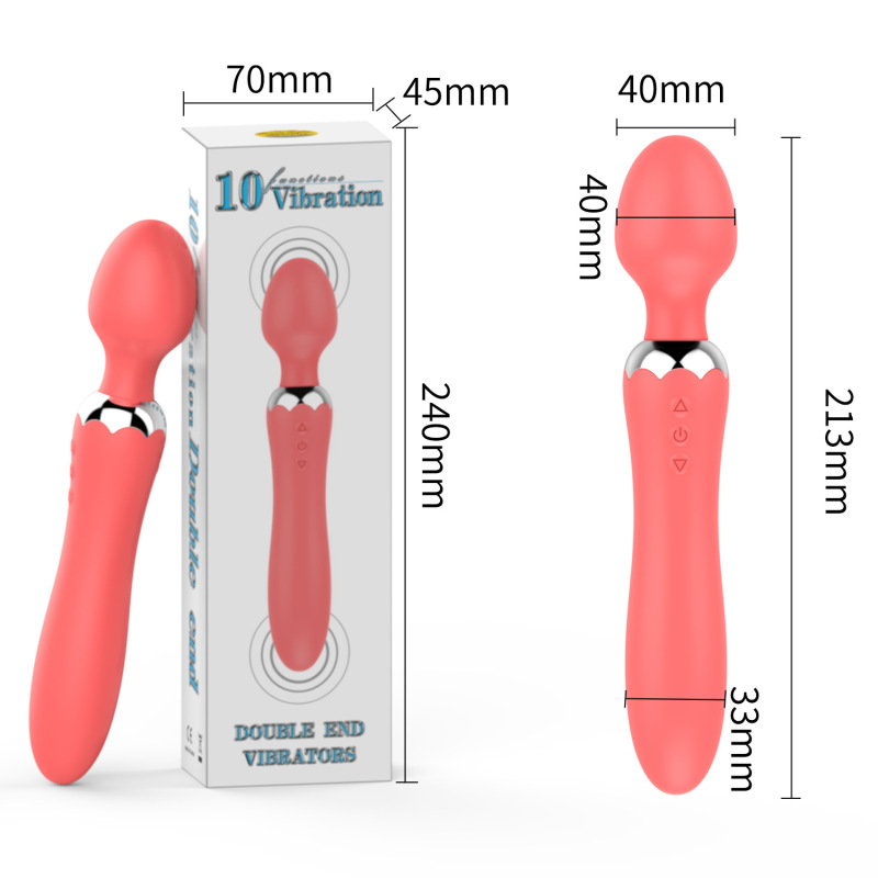 MY-2311--Inverter AV vibrator Adult products female sex double head AV vibrator