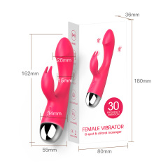 MY-2121--Silicone vibrator female rechargeable masturbator