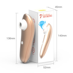 MY-2705--Female silicone 7 frequency sucking honey bean tease suction sex masturbation massage stick battery