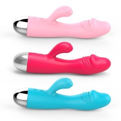 MY-2118--Adult sex toy silicone rechargeable double-head switch wand female masturbation massager