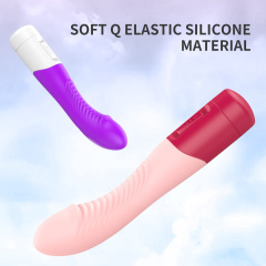 MY-2108--Silicone AV stick three frequency vibration massager battery