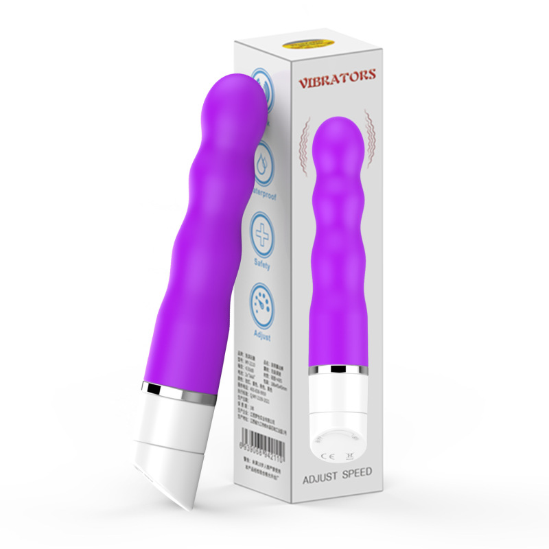 MY-2110--Single shock silicone AV stick female masturbator battery