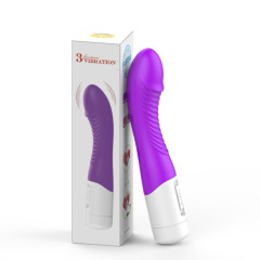 MY-2108--Silicone AV stick three frequency vibration massager battery