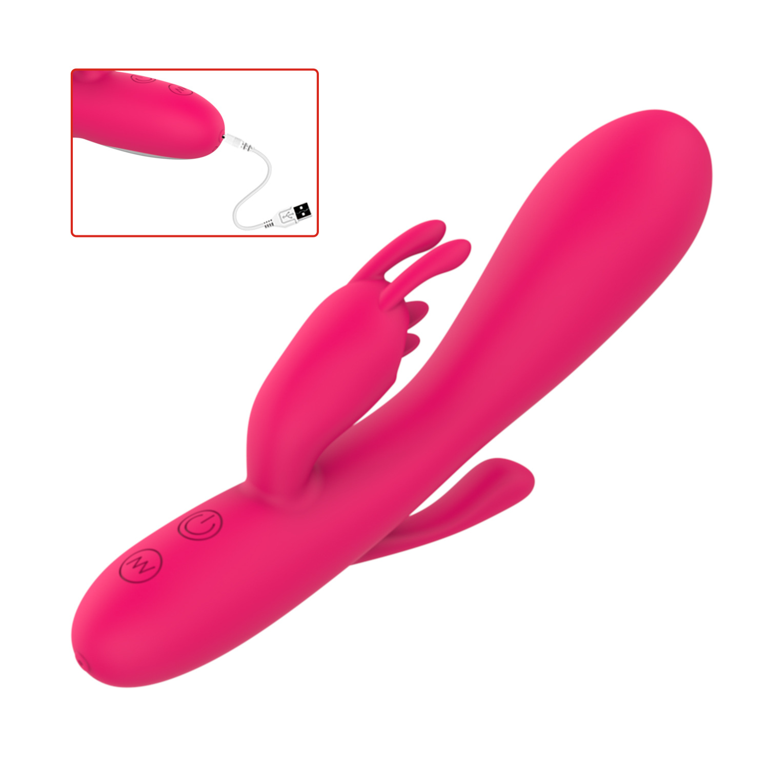MY-2115--Charging av vibrator adult sex toy rabbit vibrator
