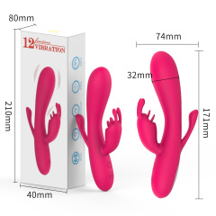 MY-2115--Charging av vibrator adult sex toy rabbit vibrator