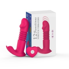 MY-2601--New remote control rear patio wear retractable heating vibration masturbator prostate massager