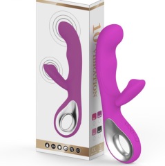 MY-2106--Rechargeable AV stick female masturbator double head vibrator