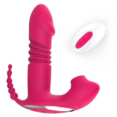 MY-2602--New female invisible telescopic wearable wireless remote control sucking massage apparatus