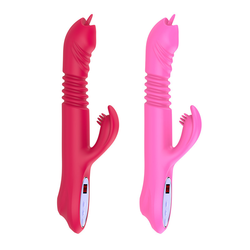 MY-2069--New tongue licking expansion stick women's silicone tape display vibrator