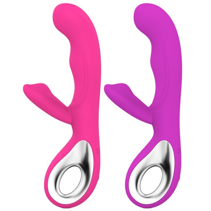 MY-2106--Rechargeable AV stick female masturbator double head vibrator