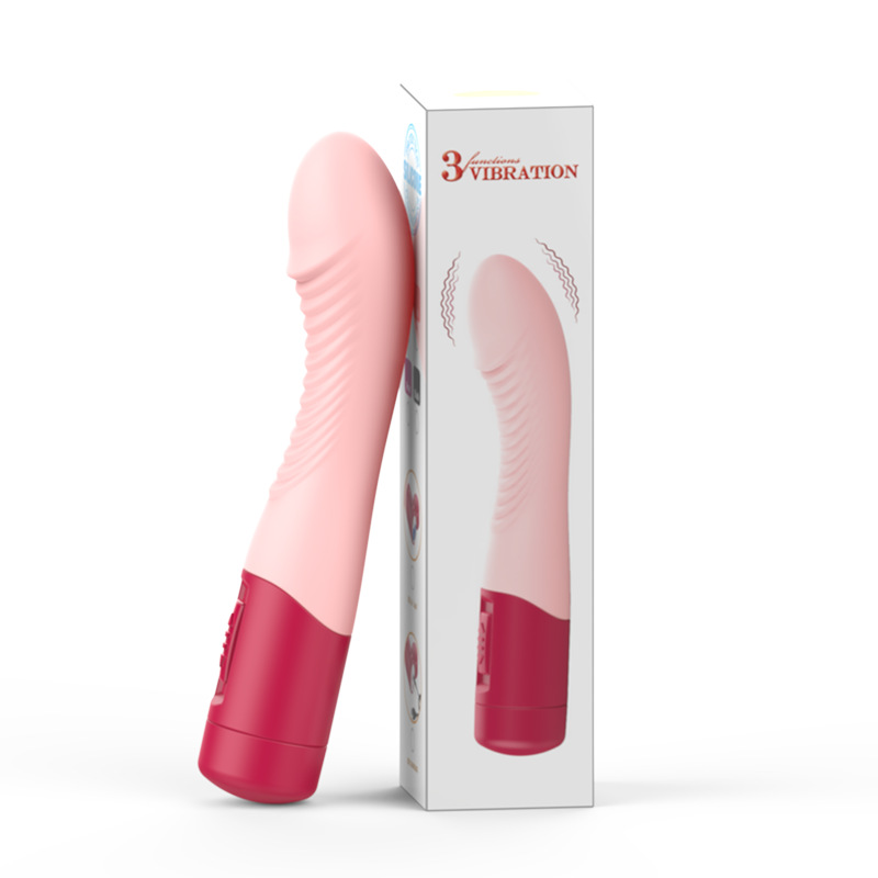 MY-2108--Silicone AV stick three frequency vibration massager battery