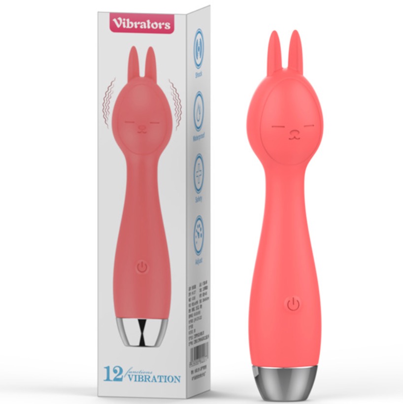 MY-2077--New female masturbation massager 12-frequency single-head vibrator