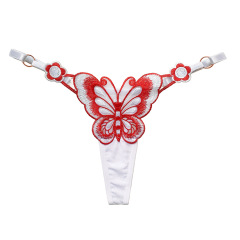 2261--Butterfly element thong