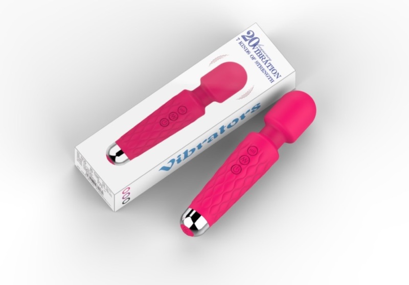 MY-2062--20-frequency charging silicone vibrate Rider av stick