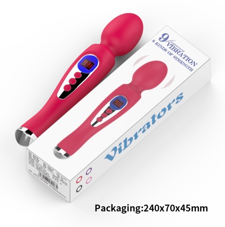 MY-2065--New 9-frequency 8-speed vibratory massage stick