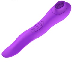 MY-940--Pulling silicone sucking massager female masturbation tongue licking device vibrating