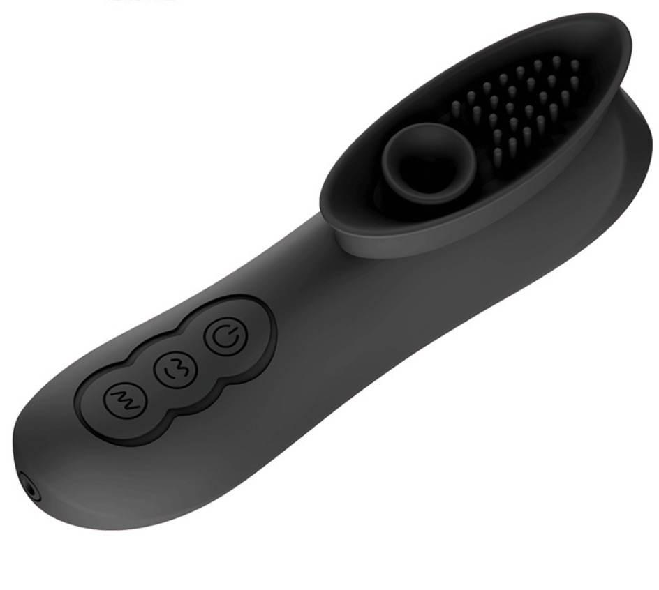 MY-941--12-channel silicone sucking massage stick oral sex device
