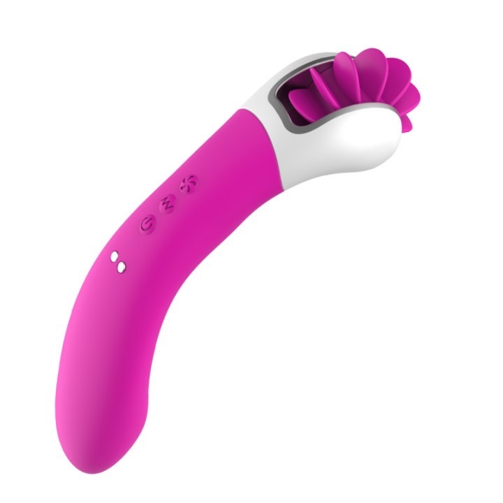 MY-939--Silicone rotating tongue cunnilingus female masturbation device
