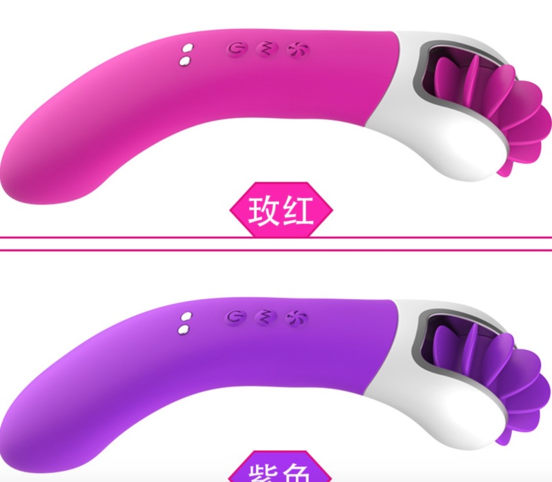 MY-939--Silicone rotating tongue cunnilingus female masturbation device