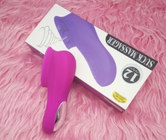 MY-941--12-channel silicone sucking massage stick oral sex device