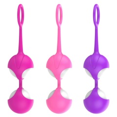 MY-2016Y--Female vaginal silicone dumbbell ball adult sex toy