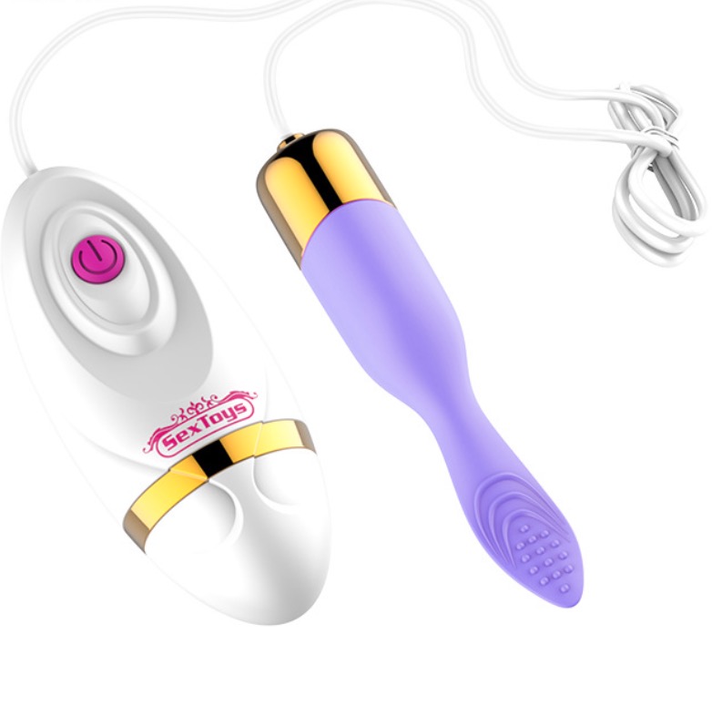 MY-956--Tongue licking vibrating silicone vibrator female masturbator