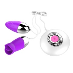 MY-2022--New remote controlled tongue licking silicone vibrator for women with multi-frequency vibration massage device