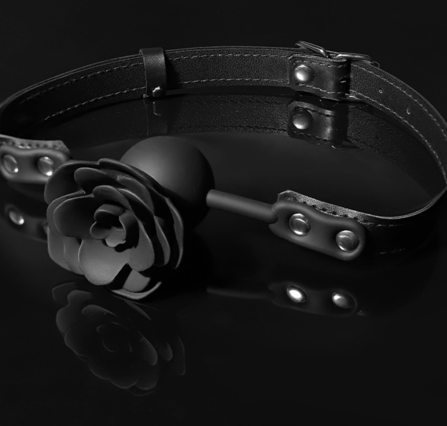 SS2042--SM props couple binding with mouth gag ball rose model adult sex toys sex toy