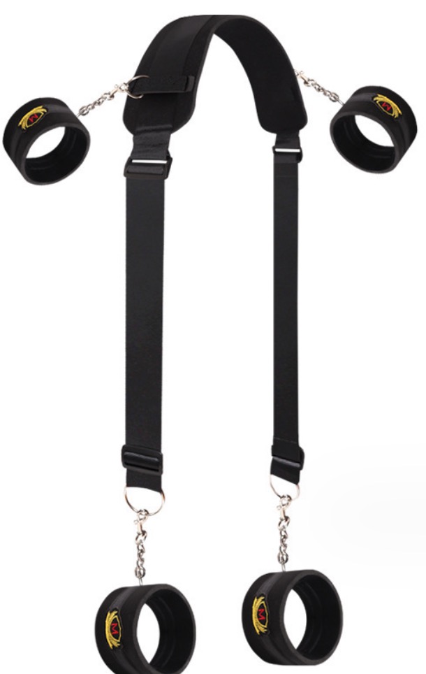 SS2014--SM magic leg-splitting belt binding hand and foot cuffs alternative sex toys for couples