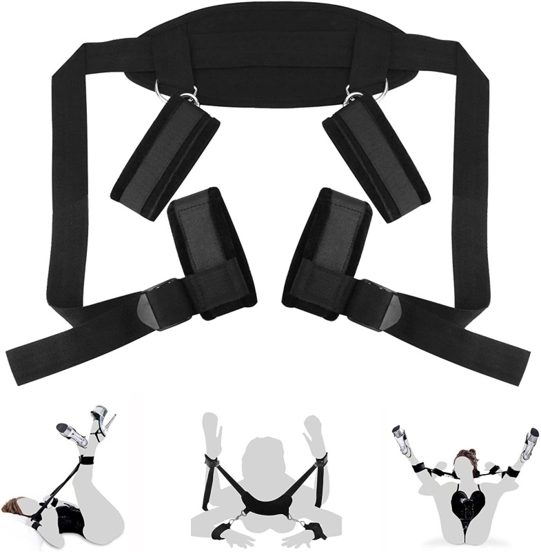 SS2030--SM adult products, sex auxiliary toys, hand and foot restraints, couple flirting, sex toys, bed straps
