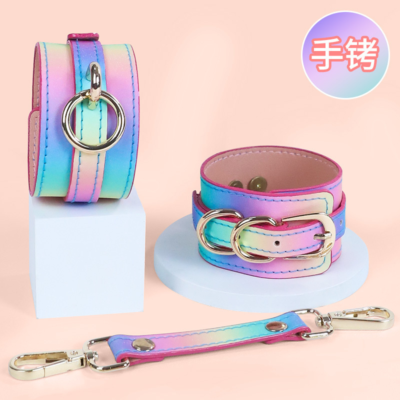 SS2024--Adult sex products, bed straps, couple flirting, bondage, SM-colorful handcuffs