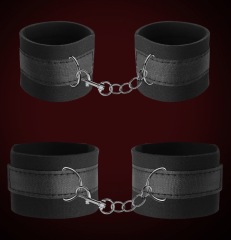SS2045--SM bed binding SM props couple bondage handcuffs set