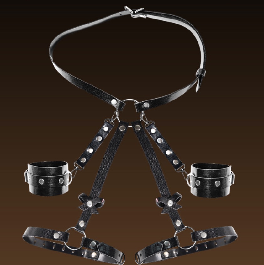SS2049--SM props bed straps bondage toys