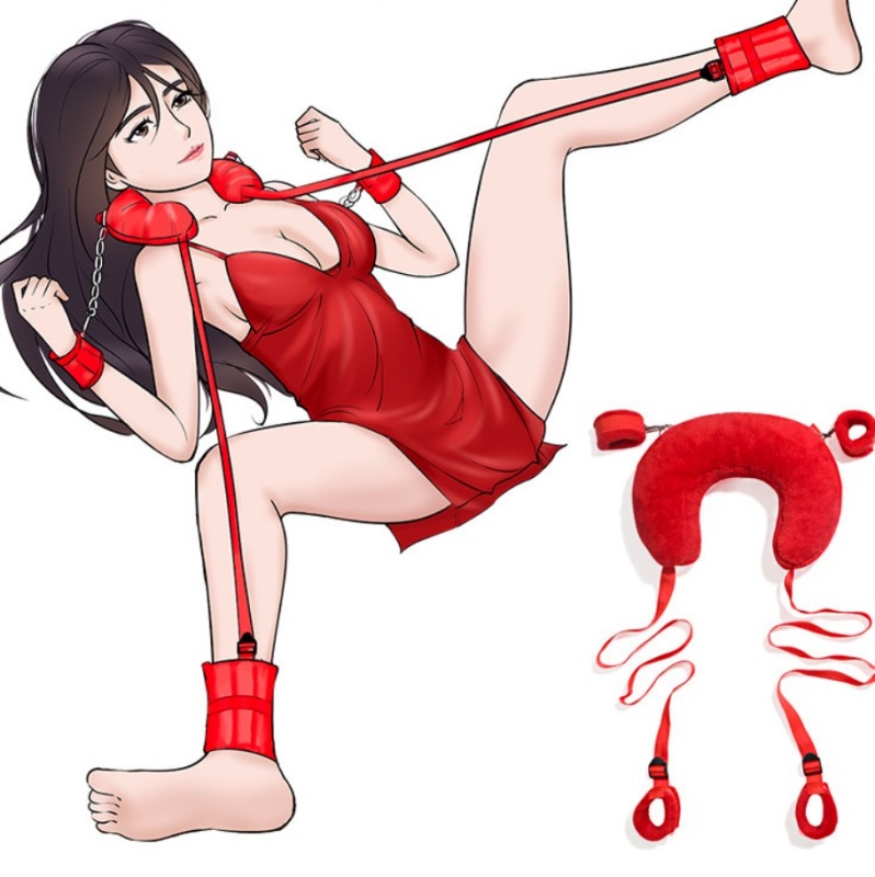 SS2031--Split leg pillow handcuffs sm adult sex toys for couples flirting alternative sex toys