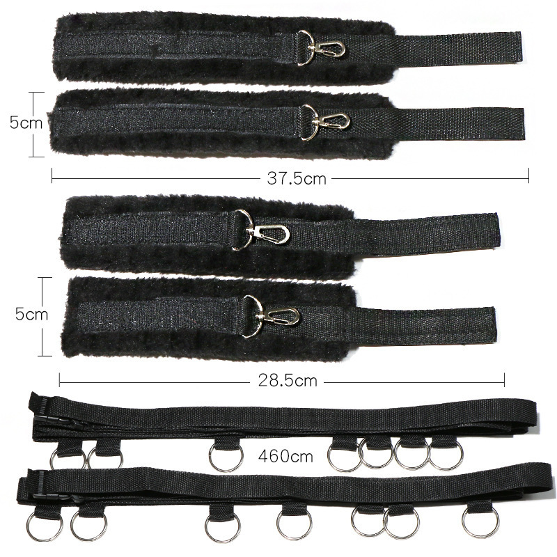 SS2034--SM sex toys adult sex toys bed hand and foot restraints couple passion sex toys