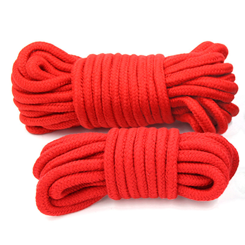 SS2001--Sex products 10 meters cotton rope sm couple sex toy bed strap binding rope