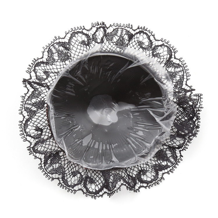 200000076--Lace sticky silicone nipple pads to cover up sex toys