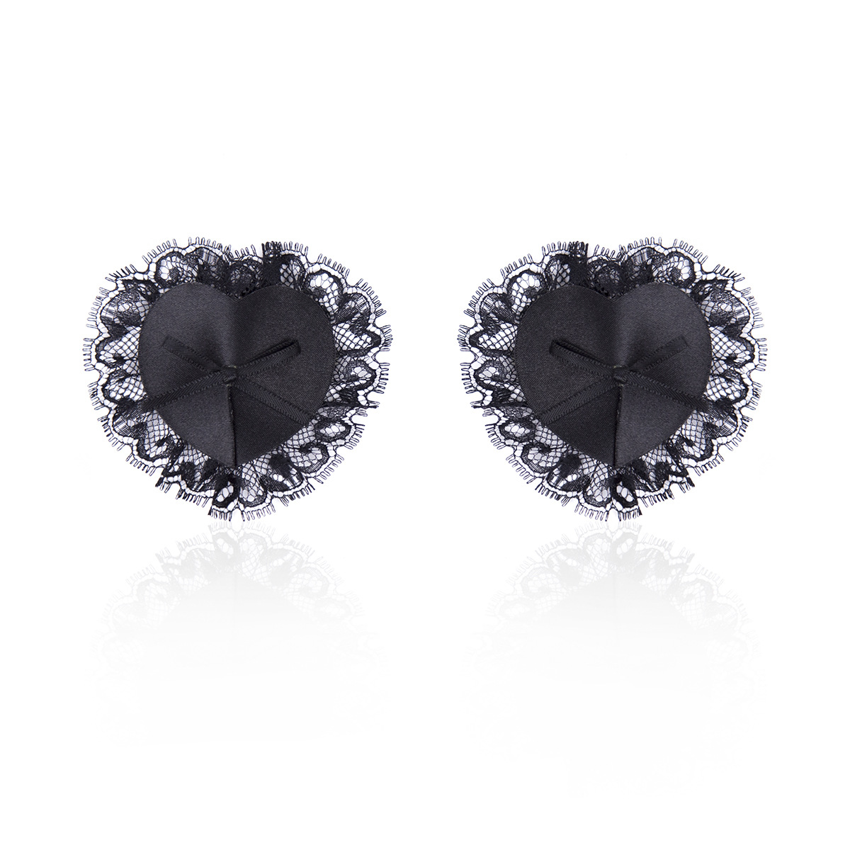 202401008--Lace nipple black PU breast patch