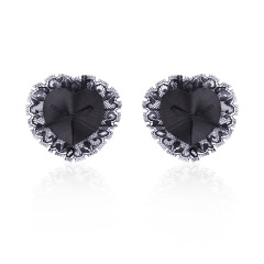 202401008--Lace nipple black PU breast patch