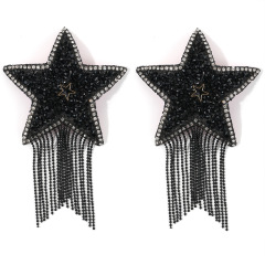 NPD0002--Five-pointed star breast patch sexy tassel women's breast patch