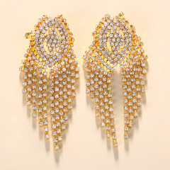 LB2024--New tassel rhinestone breast patch, sexy and fun non-pierced breast patch