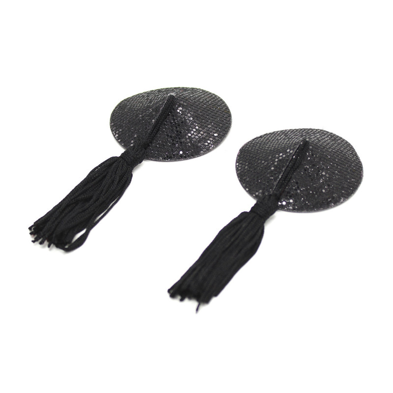 201101004--Round SM nipple patch sequined silicone nipple patch adhesive patch