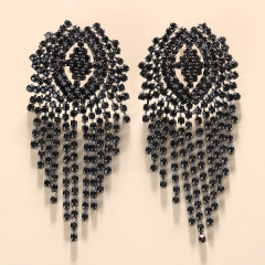 LB2024--New tassel rhinestone breast patch, sexy and fun non-pierced breast patch