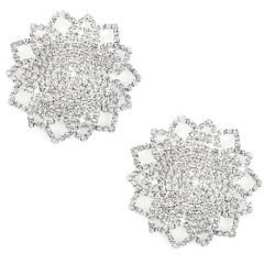 LB2025--Hot and sexy body chain, nightclub style hollow flower-shaped rhinestone chest patch